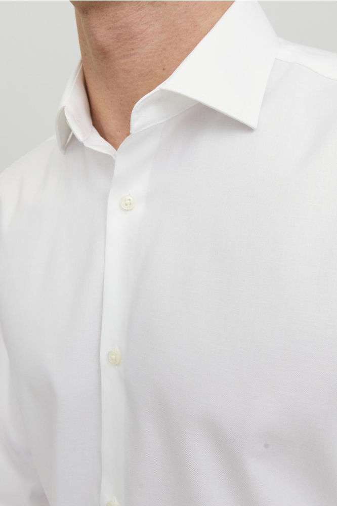 JPRBLAPARKER SHIRT L/S NOOS 12227385 WHITE